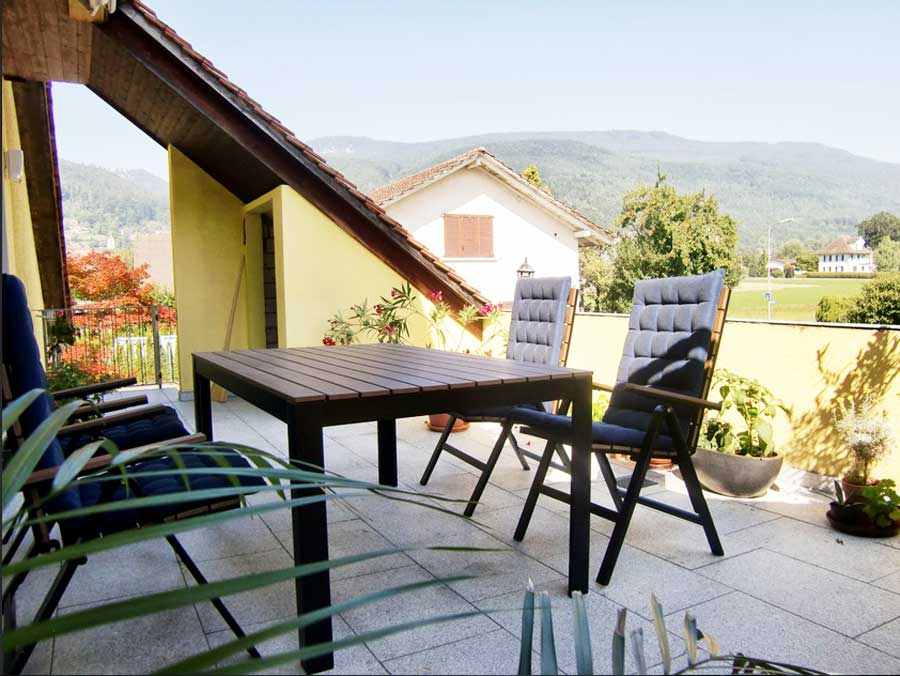 Terrassen, Terrassenmöbel gastronomie gebraucht mit material aus schaumstoff.  