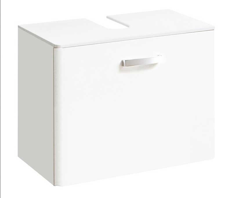 Badezimmer, Waschbeckenunterschrank 50 cm breit mit größe höhe 47 x tiefe 35 cm und gewicht 15,8 kg.  