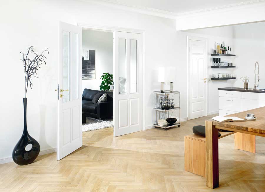 Haus Ideen, Neue zimmertüren Klassiker holz weiß lackiert.  