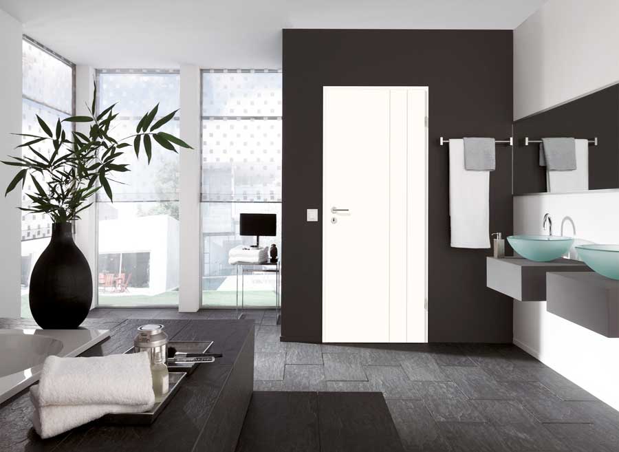 Haus Ideen, Weisse zimmertüren aus hochwertigem Material.  